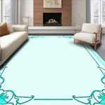 Enchanted Garden Vine Botanical Swirl Ethereal Dreamy (Blue) - ODIKA