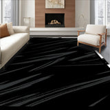 Abstract Brushstroke Artistic Flair (Black)