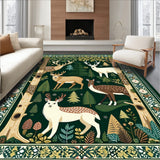 Transitional Earthy Textured Print(Green)