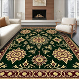 Traditional Paisley Medallion with Festive Holiday Accents(Green)