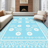 Whimsical Winter Wonderland Medallion with Intricate Arrangements(Blue)