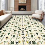 Scandinavian Floral Runner(Beige)