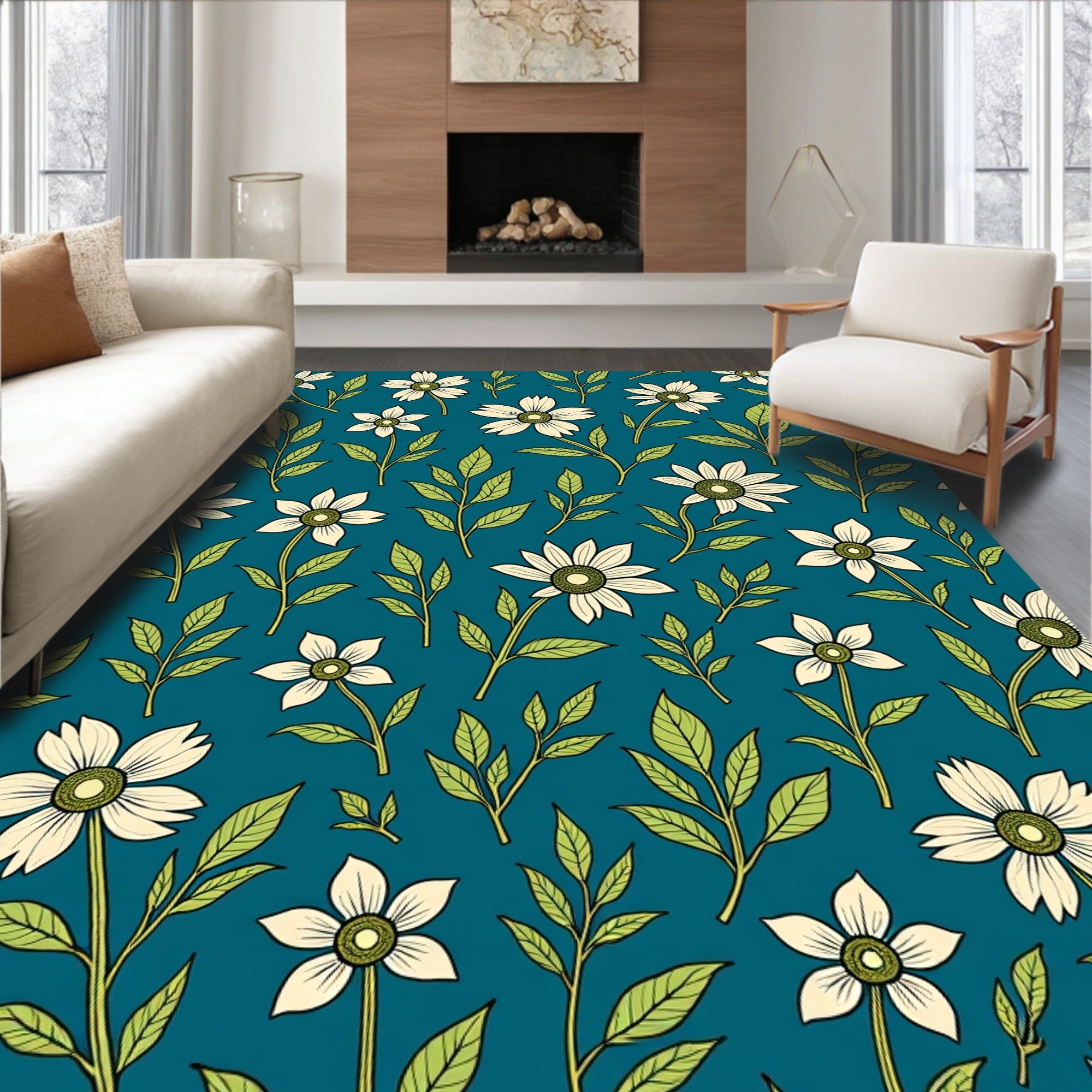 Enchanted Forest Bloom Accent (Blue) - ODIKA