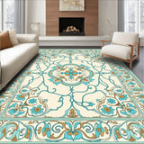 Enchanted Garden Floral Maze(Turquoise)