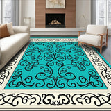 Classic Vine Scroll Framework Decorative Artistic Distinctive (Blue)