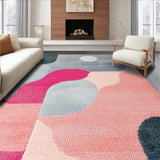 Ultra Soft Area Rug, Non Slip, Stain Resistant, Washable Area Rugs for Living Room, Bedroom, Modern Abstract Print(Gray)