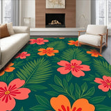 Tropical Hibiscus Welcome with Exotic Bloom (Green)