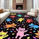 Jovial Meow Parade Festive Celebration With Dancing Kittens(Black)