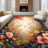 Cheerful Abstract Botanical(Red)