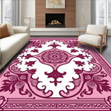 Distressed Vintage Damask Boho Style Fade Effect Design (Pink)