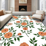 Artisan Cottage Garden with Blooming Rose and Vine (Orange)