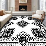 Mystical Eastern Lattice Tapestry Medallion (Black)