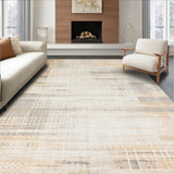 Elegant Distressed Geometric for Indoor and Spaces(Beige)