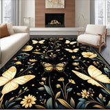 Whimsical Floral Bug Motif(Gold)