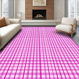 Seasonal Gingham Decorative Floor(Pink)