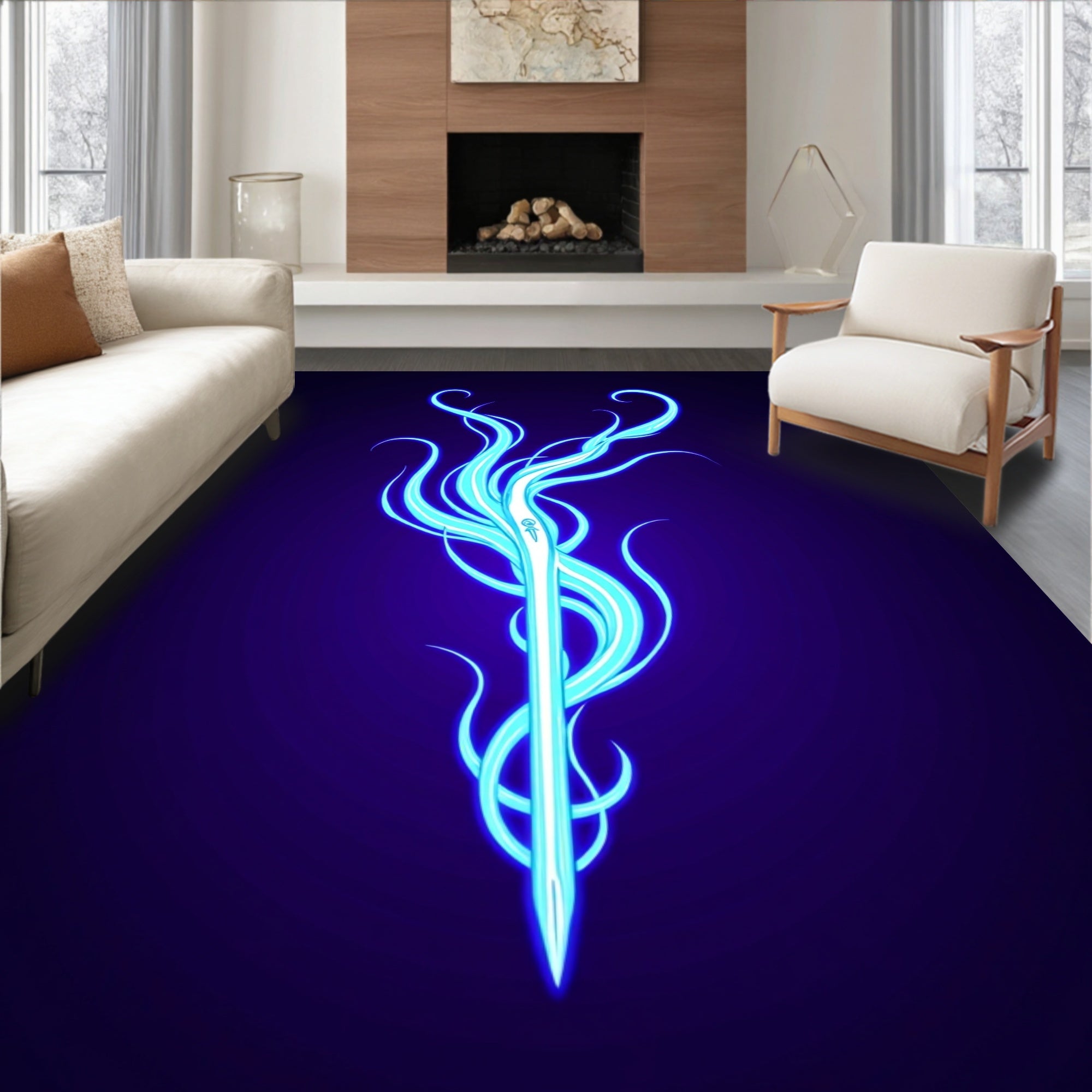 Haunting Phantom Blade Eerie Supernatural Accent(Blue) - ODIKA