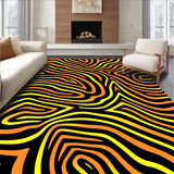 Amber Ripple Wave Art Nouveau Inspired(Black)