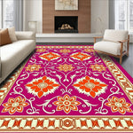 Elegant Floral Medallion with Layered Petal and Vine (Pink) - ODIKA