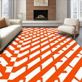 Autumn Festival Lattice with Modern Buffalo Check(Orange)