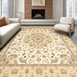 Artisan Taupe & Beige Accent Elegant Ornamental Floor(Beige)