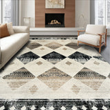 Beige Distressed Black Wash(Beige)