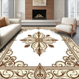 Ancient Tapestry Heirloom Decorative Swirl Artisan Crafted(Beige)