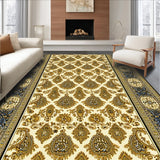 Ultra Soft Area Rug, Non Slip, Stain Resistant, Washable Area Rugs for Living Room, Bedroom, Velvet Prayer Rug Beads(Beige)