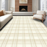 Elegant Beige Ivory Plaid(Beige)