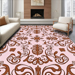 Scroll Damask Floor (Brown) - ODIKA