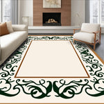 Mediterranean Vine Scroll Framed Border Transitional Elegant (Brown) - ODIKA