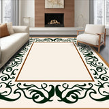 Mediterranean Vine Scroll Framed Border Transitional Elegant (Brown) - ODIKA