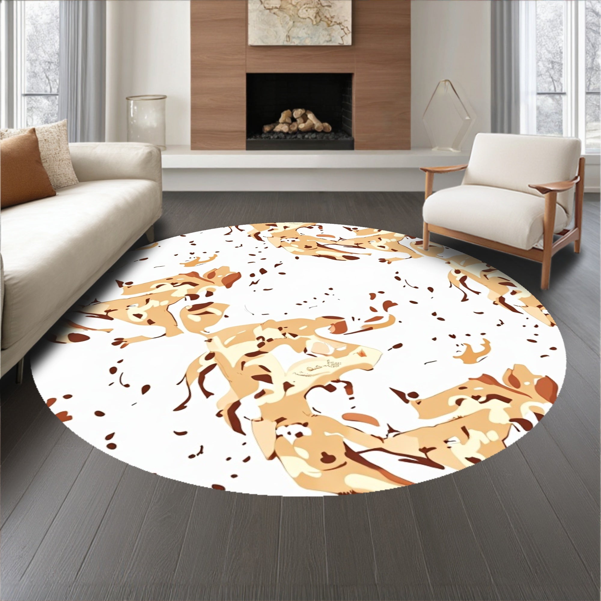 Mist Tie Dye Marbled (Beige) - ODIKA