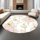 Fluttering Butterfly Garden with Blooming Floral Accents(Gold)