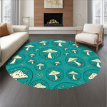 Enchanted Forest Mushroom Cluster with Fairy Ring Botanical (Beige) - ODIKA