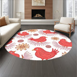 Provincial Poultry Sunrise Archway Entryway Decoration(Red)