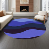 Abstract Misty Horizon with Blended Artful Waves(Blue)