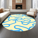 Arctic Cloud Drift Interlocking Wave Motif(Yellow)