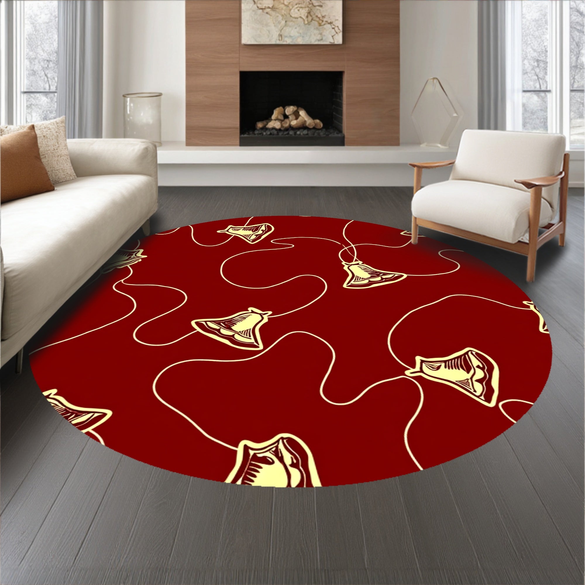 Yuletide Arch Front Gateway Accessory(Red)