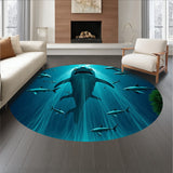 3D Illusion Abyss Trap Waterfall Visual(Blue)