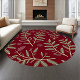 Joyful Evergreen Bough Seasonal Accent Path Cover(Red)