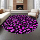 Celestial Mosaic with Radiant Fragmented Shapes(Black) - ODIKA
