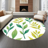 Botanical Leaf Fronds Nursery Safe Floor Art (Green)
