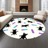 Playful Kitten featuring Multicolor LED Strip Integration(Black)