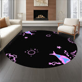 Magical Fairytale Wonderland Dreamy Ethereal Swirl Constellation Design(Black)
