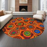 Trendy Boho Ethnic Mosaic Eclectic Patchwork (Orange)