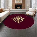 Damask Scrollwork with Renaissance Vine Motifs(Gold)