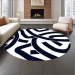 Abstract Wave with Interlocking Angular Shapes (White) - ODIKA