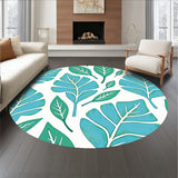 Botanical Dreamscape with Flourishing Leaf (Blue) - ODIKA
