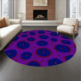 Abstract Animal Inspired Spots with Painterly Gradient Layers(Purple)