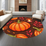 Autumnal Equinox Semicircular Entry Displaying Illuminated Squash(Orange)